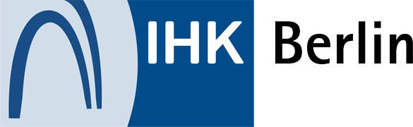 Logo mit Schriftzug "IHK Berlin" 