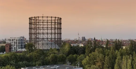 Gasometer des EUREF-Campus in Berlin-Schöneberg