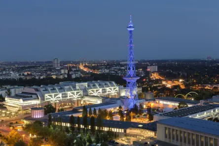 Funkturm auf der Messe Berlin in Berlin-Charlottenburg