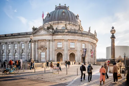 winterliche Stimmung auf der Museumsinsel