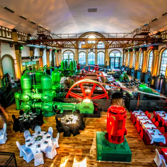 Meeting Guide Berlin, Eventlocation Wasserwerk, Dinner Set Up