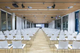 Meeting Guide Berlin Cafe Moskau Saal in Reihenbestuhlung