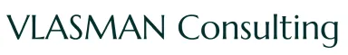 VLASMAN Consulting logo in dark green text