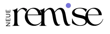 Neue Remise logo with a purple dot above the letter "i"