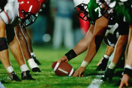 Spielszene American Football